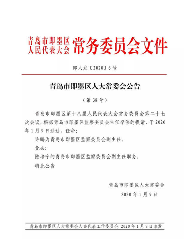 胶南市人民政府办公室最新人事任命