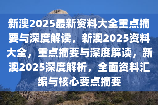 新澳2025年精准资料33期，闪电释义与落实行动